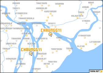 map of Chaunggyi