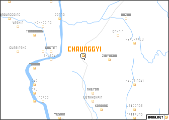 map of Chaunggyi