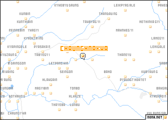 map of Chaunghnakwa