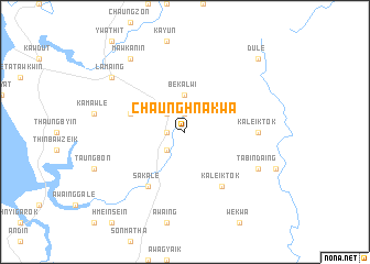 map of Chaunghnakwa