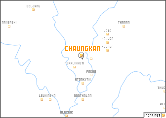 map of Chaungkan