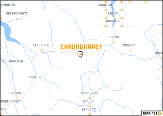 map of Chaungkapet