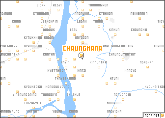 map of Chaungmana