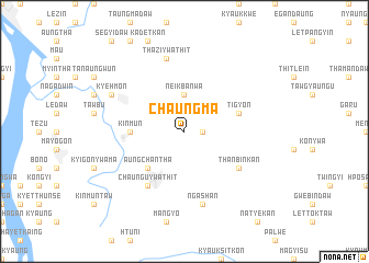 map of Chaungma