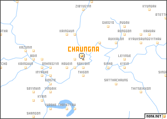 map of Chaungna