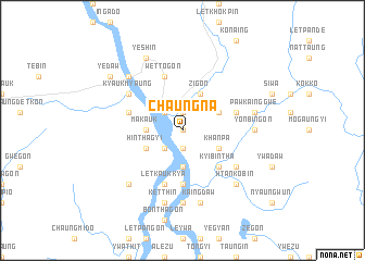 map of Chaungna