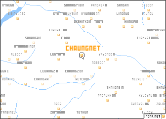 map of Chaungnet