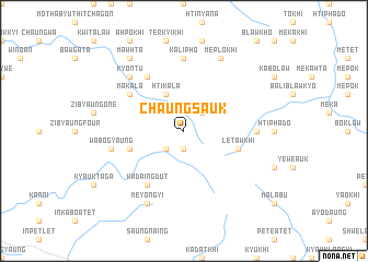 map of Chaungsauk