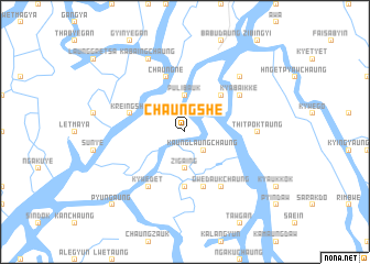 map of Chaungshe