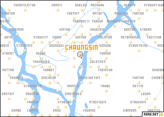 map of Chaungsin