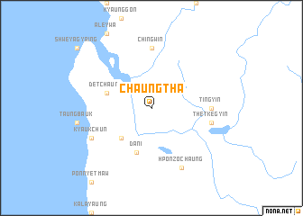 map of Chaungtha