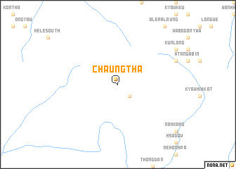 map of Chaungtha