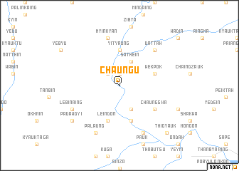 map of Chaung-u