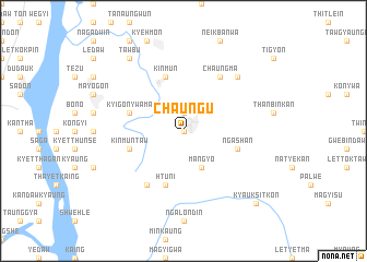 map of Chaung-u