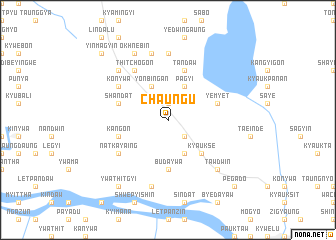 map of Chaung-u