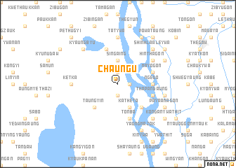 map of Chaung-u