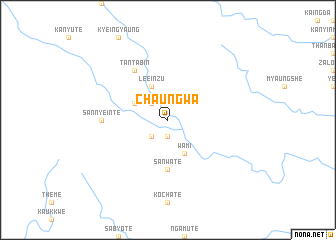 map of Chaungwa