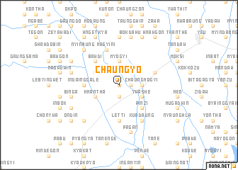 map of Chaungyo