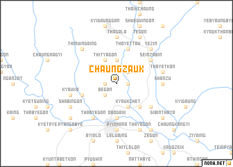 map of Chaungzauk