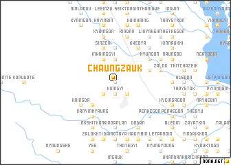 map of Chaungzauk