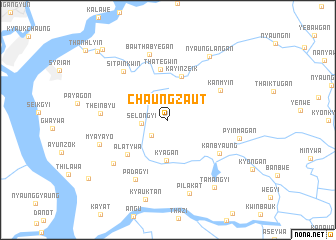 map of Chaungzaut