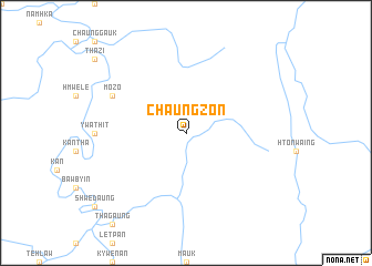 map of Chaungzon