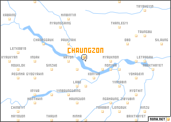 map of Chaungzôn