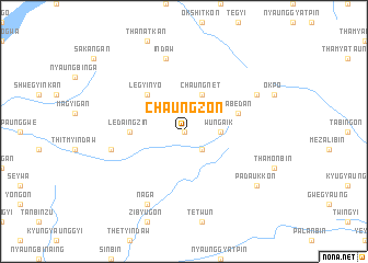 map of Chaungzon