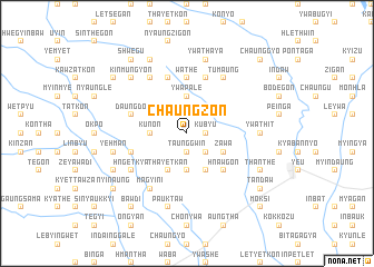 map of Chaungzon