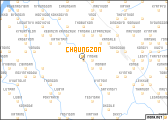 map of Chaungzon