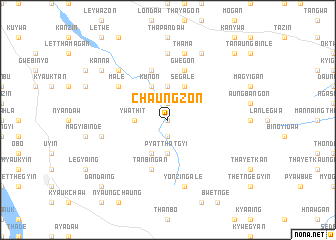 map of Chaungzon