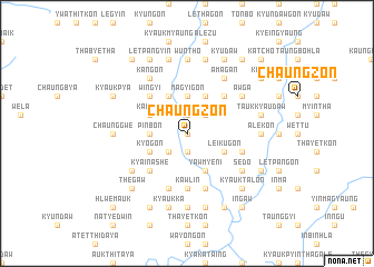 map of Chaungzon