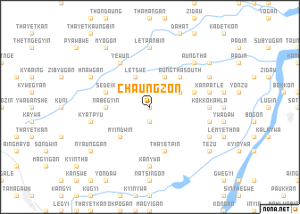 map of Chaungzon