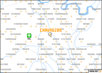 map of Chaungzon