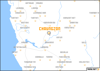 map of Chaungzon