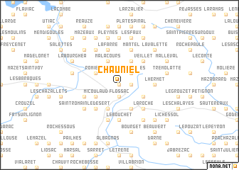 map of Chauniel