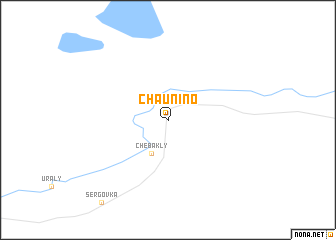 map of Chaunino