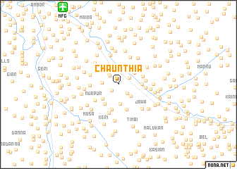 map of Chaunthia