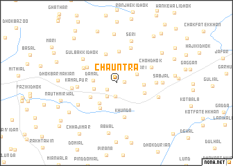 map of Chauntra