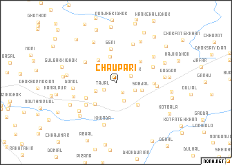 map of Chaupāri