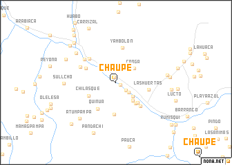 map of Chaupe