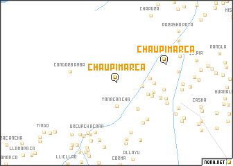 map of Chaupimarca