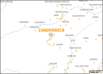 map of Chau Pirarca