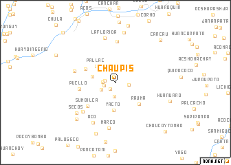 map of Chaupis