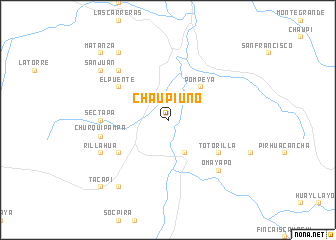 map of Chaupiuno