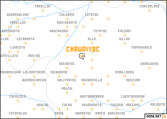 map of Chaupiyoc