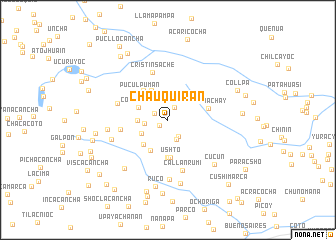 map of Chauquirán