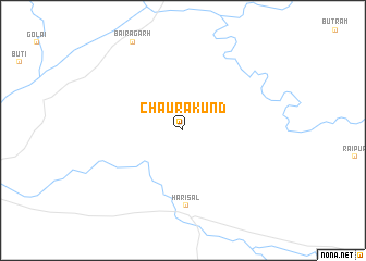 map of Chaurākund