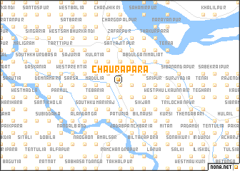 map of Chaurāpāra
