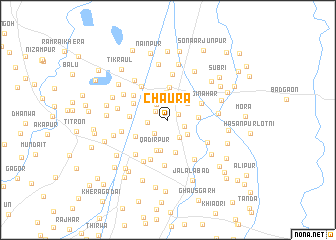 map of Chaura